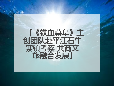 《铁血幕阜》主创团队赴平江石牛寨镇考察 共商文旅融合发展