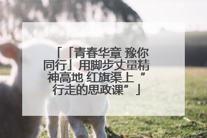 「青春华章 豫你同行」用脚步丈量精神高地 红旗渠上“行走的思政课”