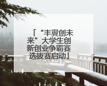 “丰翼创未来”大学生创新创业争霸赛选拔赛启动