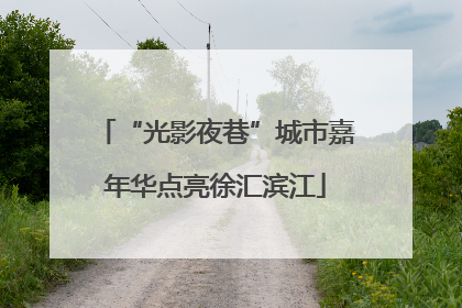“光影夜巷”城市嘉年华点亮徐汇滨江