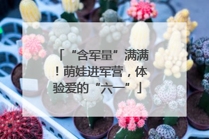 “含军量”满满！萌娃进军营，体验爱的“六一”