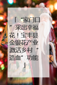 “家门口”采出幸福花！宝丰县金银花产业激活乡村“造血”功能