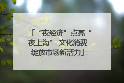 “夜经济”点亮“夜上海” 文化消费绽放市场新活力