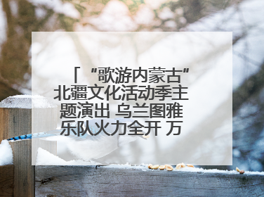 “歌游内蒙古”北疆文化活动季主题演出 乌兰图雅乐队火力全开 万人合唱嗨翻全场