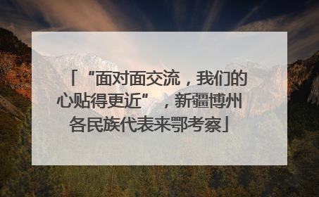 “面对面交流，我们的心贴得更近”，新疆博州各民族代表来鄂考察