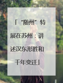 “随州”特展在苏州：讲述汉东形胜和千年变迁