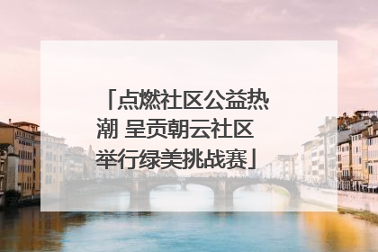 点燃社区公益热潮 呈贡朝云社区举行绿美挑战赛