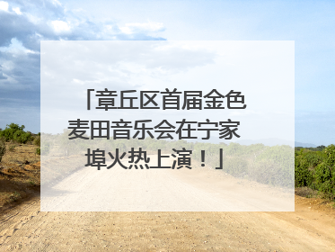 章丘区首届金色麦田音乐会在宁家埠火热上演！