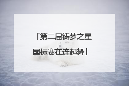 第二届铸梦之星国标赛在连起舞