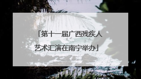 第十一届广西残疾人艺术汇演在南宁举办