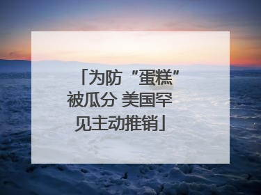 为防“蛋糕”被瓜分 美国罕见主动推销