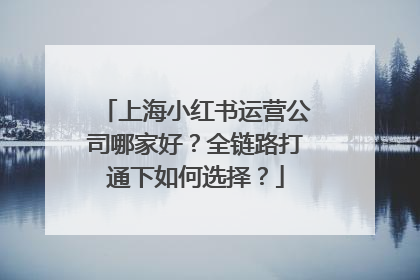 上海小红书运营公司哪家好？全链路打通下如何选择？