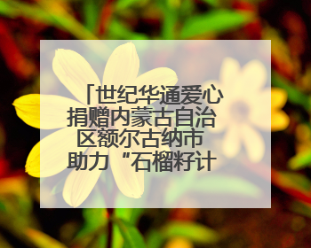 世纪华通爱心捐赠内蒙古自治区额尔古纳市 助力“石榴籽计划”