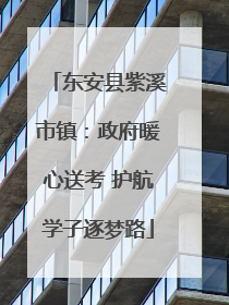 东安县紫溪市镇：政府暖心送考 护航学子逐梦路