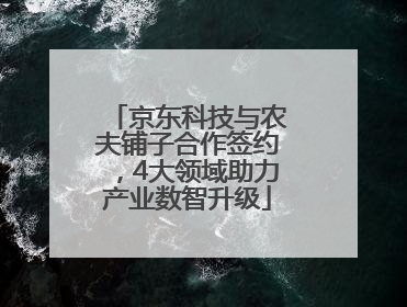 京东科技与农夫铺子合作签约，4大领域助力产业数智升级