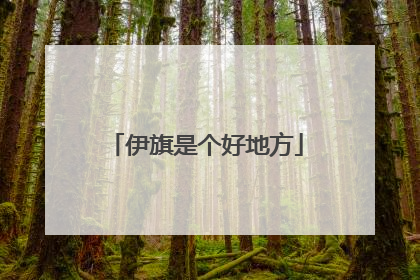 伊旗是个好地方