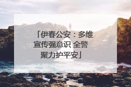 伊春公安：多维宣传强意识 全警聚力护平安