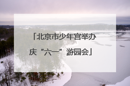 北京市少年宫举办庆“六一”游园会