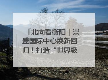 北向看衡阳｜崇盛国际中心焕新回归！打造“世界级美食主题公园”