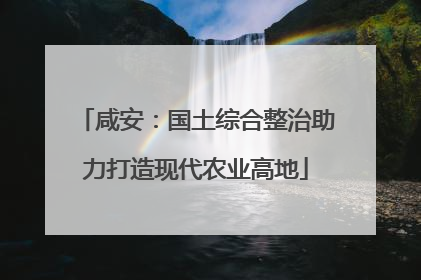 咸安：国土综合整治助力打造现代农业高地