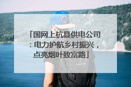 国网上杭县供电公司：电力护航乡村振兴，点亮烟叶致富路
