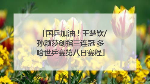 国乒加油！王楚钦/孙颖莎剑指三连冠 多哈世乒赛第八日赛程