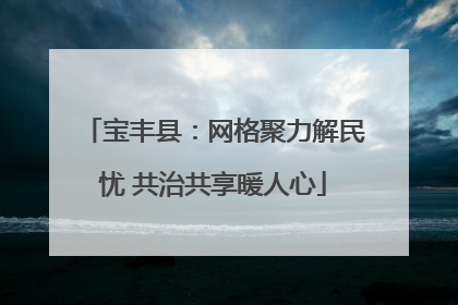 宝丰县：网格聚力解民忧 共治共享暖人心