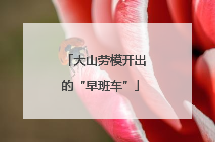 大山劳模开出的“早班车”