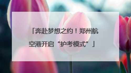 奔赴梦想之约！郑州航空港开启“护考模式”