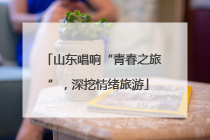 山东唱响“青春之旅”，深挖情绪旅游