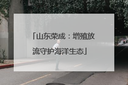 山东荣成：增殖放流守护海洋生态