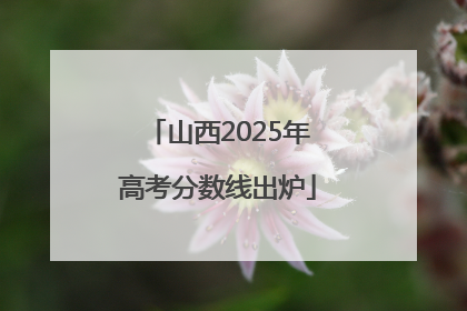 山西2025年高考分数线出炉