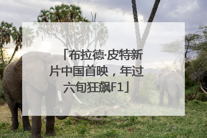 布拉德·皮特新片中国首映，年过六旬狂飙F1