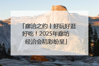 廊洽之约丨好玩好逛好吃！2025年廊坊经洽会精彩纷呈