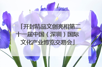开封精品文创亮相第二十一届中国（深圳）国际文化产业博览交易会