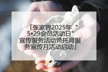 张家界2025年“5•29会员活动日”宣传服务活动暨托育服务宣传月活动启动
