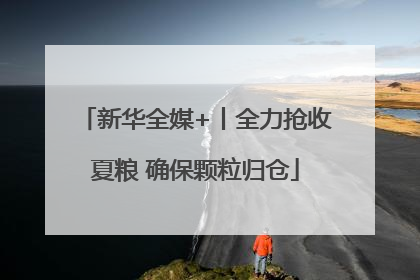 新华全媒+丨全力抢收夏粮 确保颗粒归仓