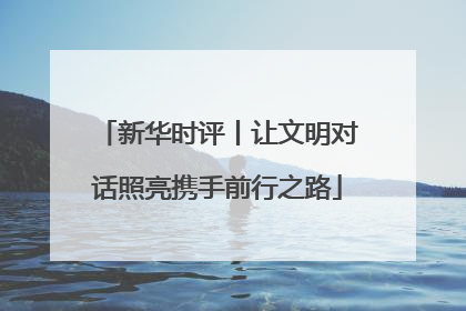 新华时评丨让文明对话照亮携手前行之路