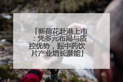 新荷花赴港上市：凭多元布局与质控优势，掘中药饮片产业增长潜能