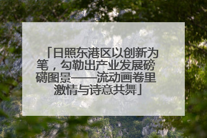 日照东港区以创新为笔，勾勒出产业发展磅礴图景——流动画卷里 激情与诗意共舞