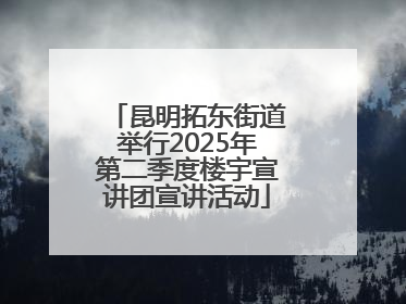 昆明拓东街道举行2025年第二季度楼宇宣讲团宣讲活动