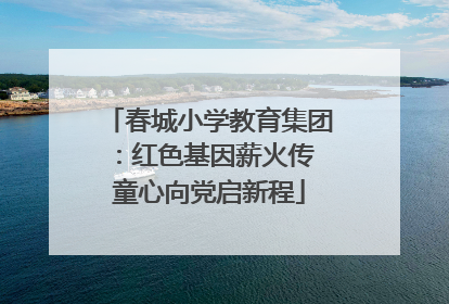 春城小学教育集团：红色基因薪火传 童心向党启新程
