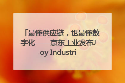 最懂供应链，也最懂数字化——京东工业发布Joy Industrial 重塑工业未来