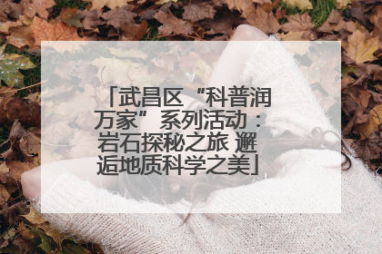 武昌区“科普润万家”系列活动：岩石探秘之旅 邂逅地质科学之美
