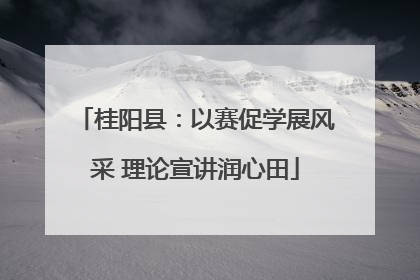 桂阳县：以赛促学展风采 理论宣讲润心田