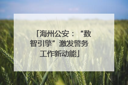 海州公安：“数智引擎”激发警务工作新动能