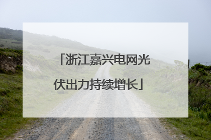 浙江嘉兴电网光伏出力持续增长