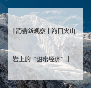 消费新观察丨海口火山岩上的“甜蜜经济”