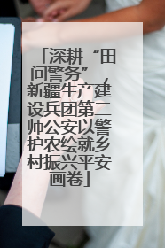 深耕“田间警务”，新疆生产建设兵团第二师公安以警护农绘就乡村振兴平安画卷