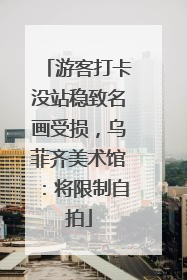 游客打卡没站稳致名画受损，乌菲齐美术馆：将限制自拍